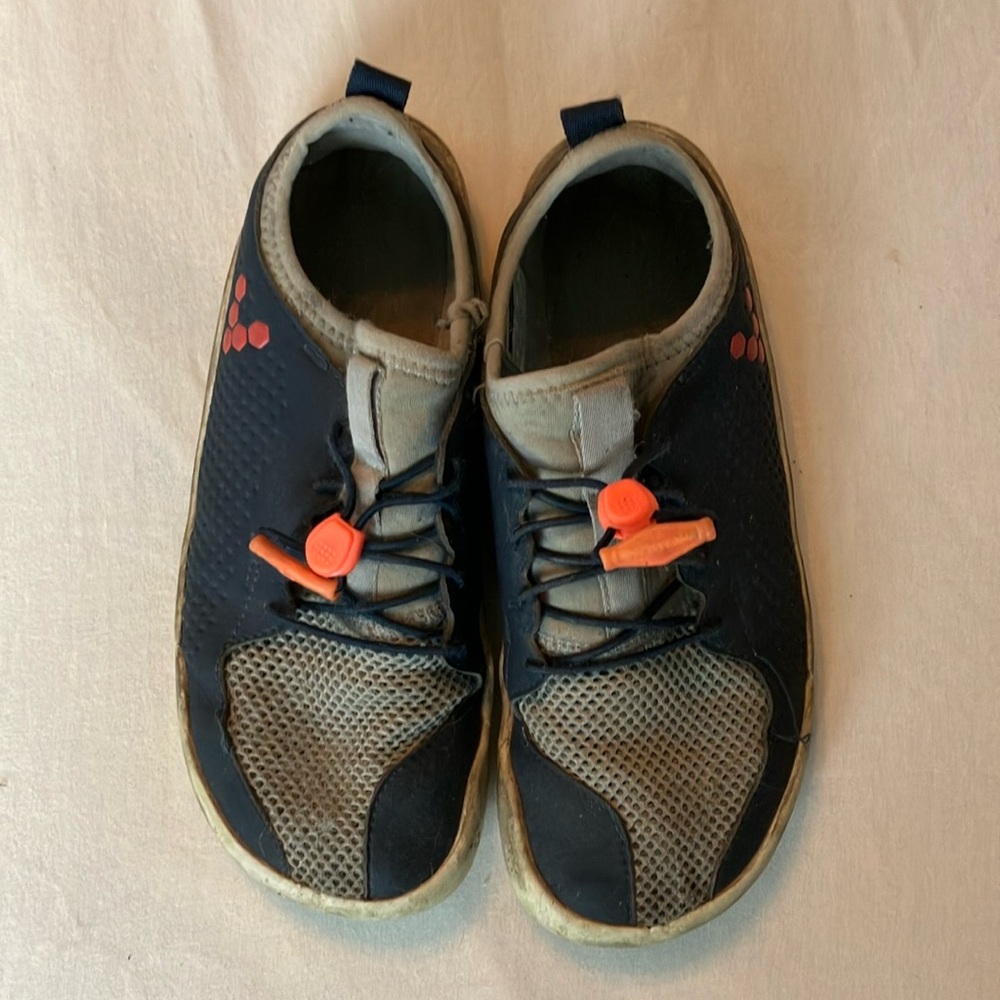 Vivobarefoot slip on kids shoes